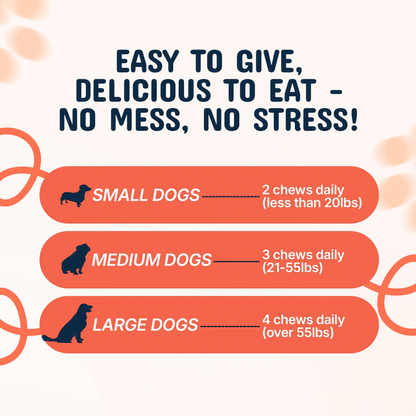 Pets Are Kids Premium Pet Mushroom Chews With Turkey Tail Extract, (60 Count)